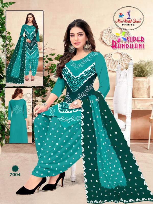 Miss World Super Bandhani Vol-07 – Dress Material